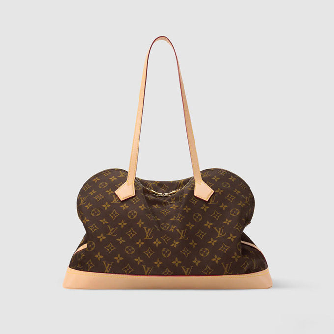 Louis Vuitton alma shoulder medium monogram tote bag