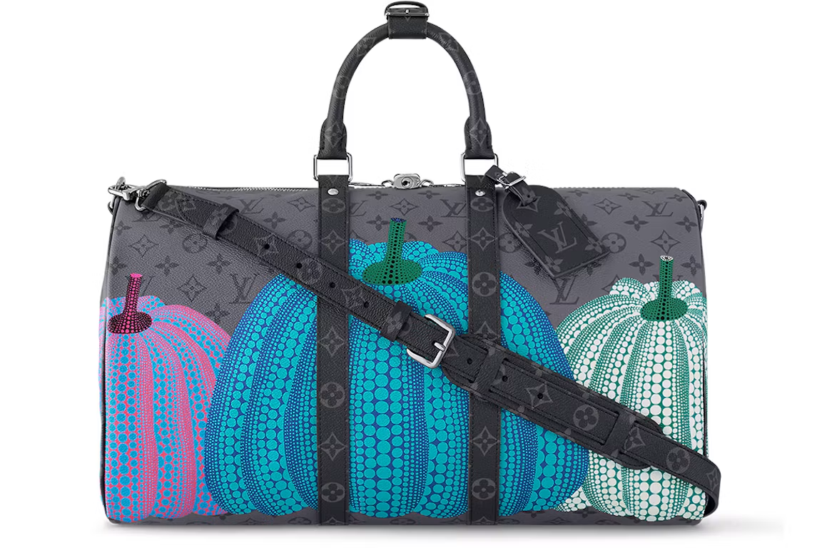 Louis Vuitton LV x YK Keepall Bag Pumpkin Print